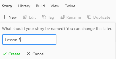 What should your story be named? You can change this later.
