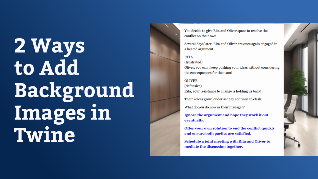2 Ways to Add Background Images in Twine.